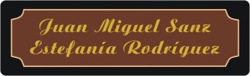 PLACA PARA PUERTAS Grabinco.com