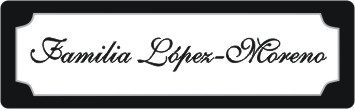 PLACA PARA PUERTAS Grabinco.com