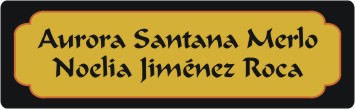 PLACA PARA PUERTAS Grabinco.com
