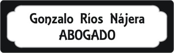 PLACA PARA PUERTAS Grabinco.com