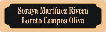 PLACA PARA PUERTAS Grabinco.com