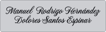 PLACA PARA PUERTAS Grabinco.com