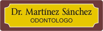 PLACA PARA PUERTAS Grabinco.com