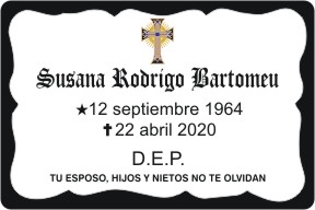 PLACA PARA DIFUNTO Grabinco.com