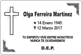 PLACA PARA DIFUNTO Grabinco.com