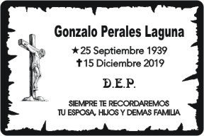 PLACA PARA DIFUNTO Grabinco.com