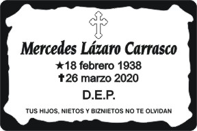 PLACA PARA DIFUNTO Grabinco.com
