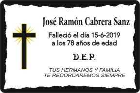 PLACA PARA DIFUNTO Grabinco.com