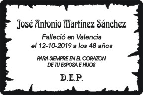 PLACA PARA DIFUNTO Grabinco.com