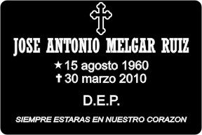 PLACA PARA DIFUNTO Grabinco.com