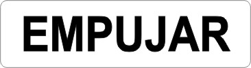 PLACAS para PUERTAS - Grabinco.com