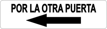 PLACAS para PUERTAS - Grabinco.com