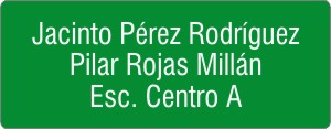 PLACAS para BUZONES - Grabinco.com