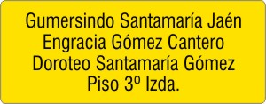 PLACAS para BUZONES - Grabinco.com