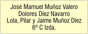 PLACAS para BUZONES - Grabinco.com