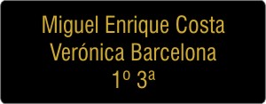 PLACAS para BUZONES - Grabinco.com