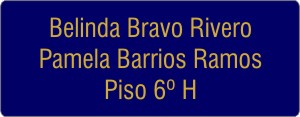 PLACAS para BUZONES - Grabinco.com