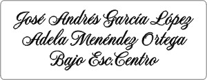 PLACAS para BUZONES - Grabinco.com