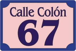 PLACA PARA CEMENTERIO CEM202 Grabinco.com