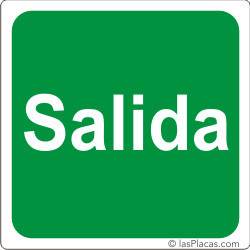 placa para señalizar
