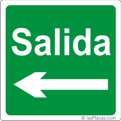placa para señalizar