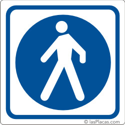 placa para señalizar