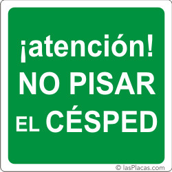placa para señalizar