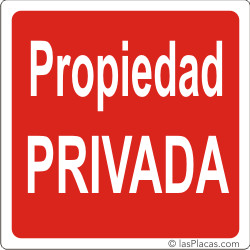 placa para señalizar