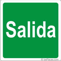 placa para señalizar