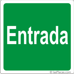 placa para señalizar