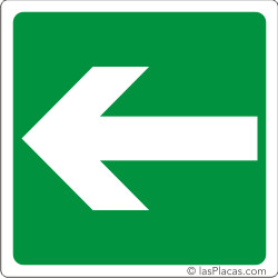 placa para señalizar
