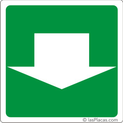 placa para señalizar