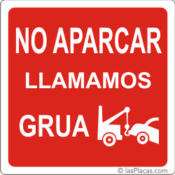 placa para señalizar