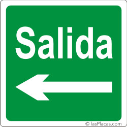 placa para señalizar