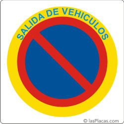 placa para señalizar