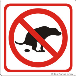 placa para señalizar