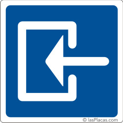 placa para señalizar
