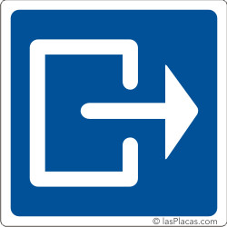 placa para señalizar