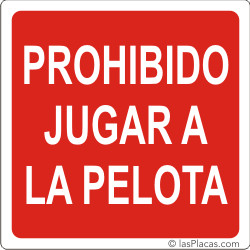 placa para señalizar