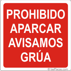 placa para señalizar