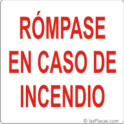 placa para señalizar