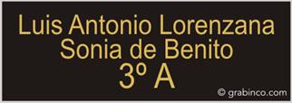 PLACA PARA BUZON BU001 Grabinco.com