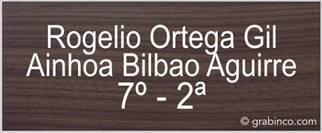 PLACA PARA BUZON BU007 Grabinco.com