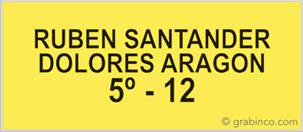 PLACA PARA BUZON BU014 Grabinco.com