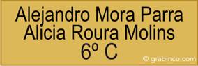 PLACA PARA BUZON BU018 Grabinco.com