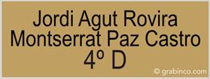 PLACA PARA BUZON BU019 Grabinco.com
