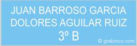 PLACA PARA BUZON BU028 Grabinco.com