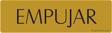 PLACA EMPUJAR Grabinco.com