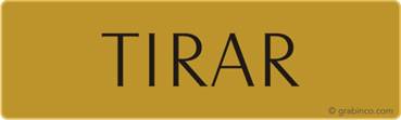 PLACA TIRAR Grabinco.com