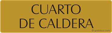 PLAACA CUARTO DE CALDERA Grabinco.com